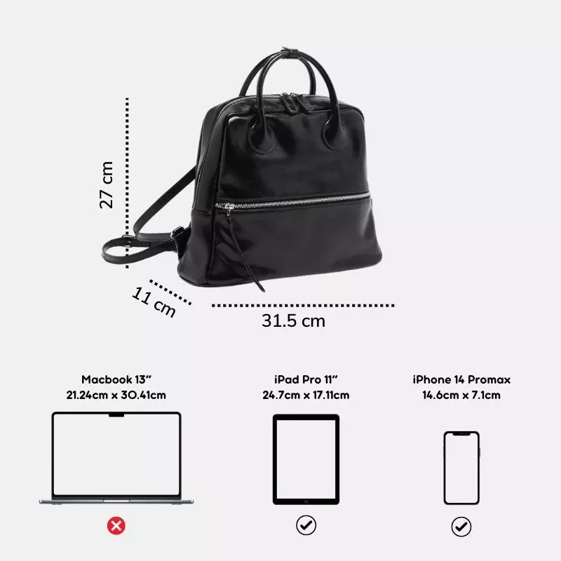 Balo nữ MICOCAH Chính Hãng thời trang tối giản M575 Tina Shop