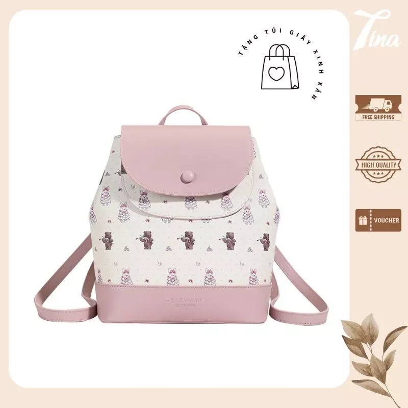 Ba lô nữ BEIBAOBAO Ribi dễ thương nhiều ngăn BP200 Tina Shop