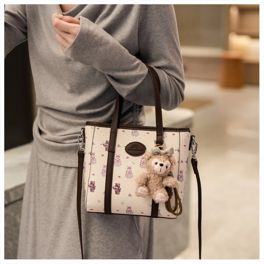 Túi nữ BEIBAOBAO Ember kèm charm gấu xinh dễ thương TX139 TINA SHOP