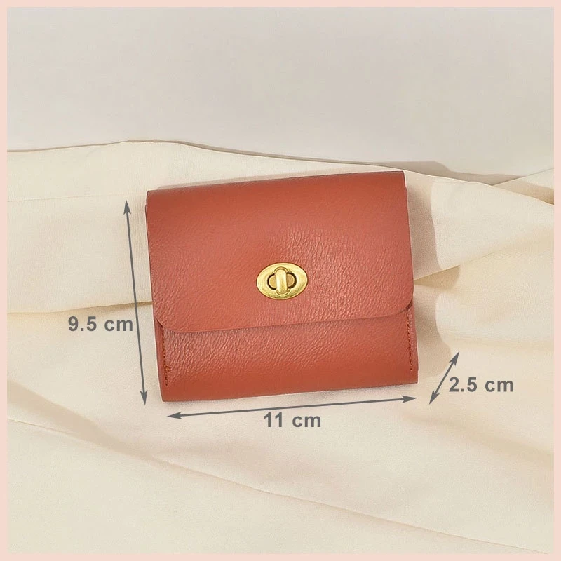 Ví nữ mini đựng thẻ tiền màu thanh lịch Tina Shop W192