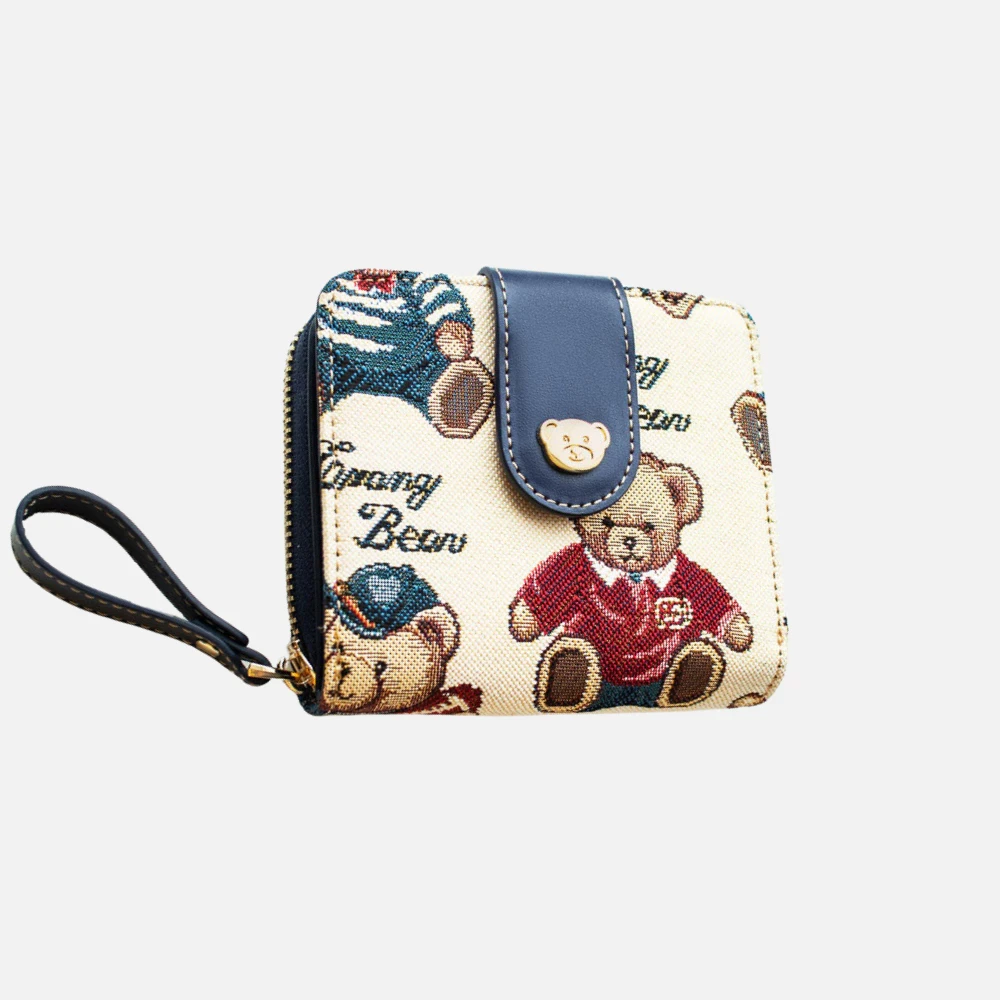 Ví nữ mini ERANGBEAR vải gấu cầm tay cao cấp đẹp Tina Shop EB007