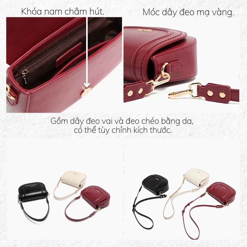 Túi xách nữ Micocah đeo chéo đi chơi mini cute Hàn Quốc đẹp TINA SHOP M388