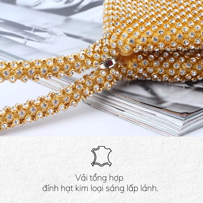 Clutch ví cầm tay nữ đi dự tiệc mini cao cấp nhỏ gọn đẹp Tina Shop TX050