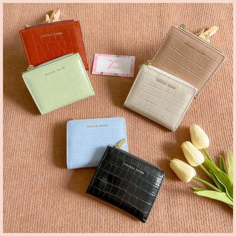 Ví nữ mini cầm tay cao cấp Forever Young đẹp Tina Shop W189