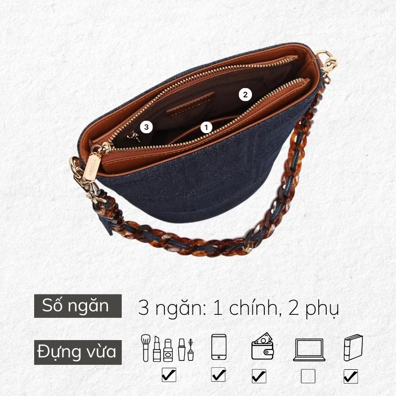 Túi đeo chéo nữ đi chơi mini Micocah Hàn Quốc cute đẹp Tina Shop M470 FSF594