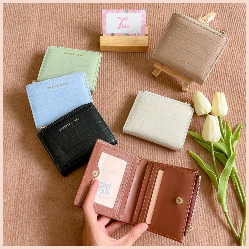 Ví nữ mini cầm tay cao cấp Forever Young đẹp Tina Shop W189