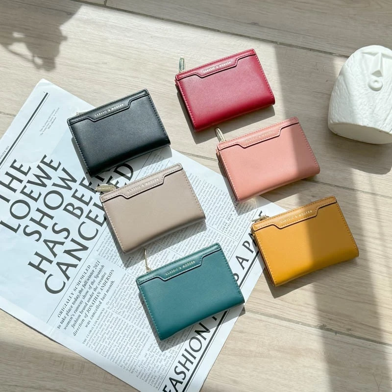 Ví nữ TAILIAN size ngắn dáng gập cầm tay mini nhỏ gọn dễ thương cute thời trang Hàn Quốc W219