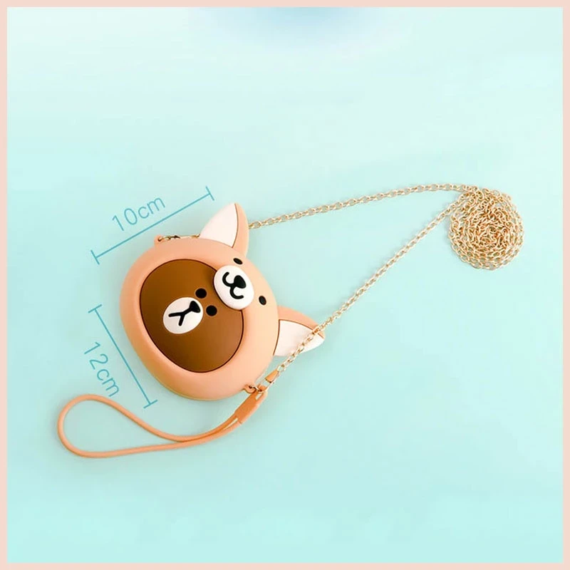 Túi Ví mini thiết kế hoạ tiết hoạt hình dễ thương,kèm dây đeo chéo Tina Shop MINI004