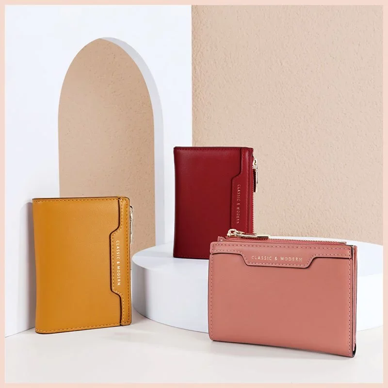 Ví nữ TAILIAN size ngắn dáng gập cầm tay mini nhỏ gọn dễ thương cute thời trang Hàn Quốc W219