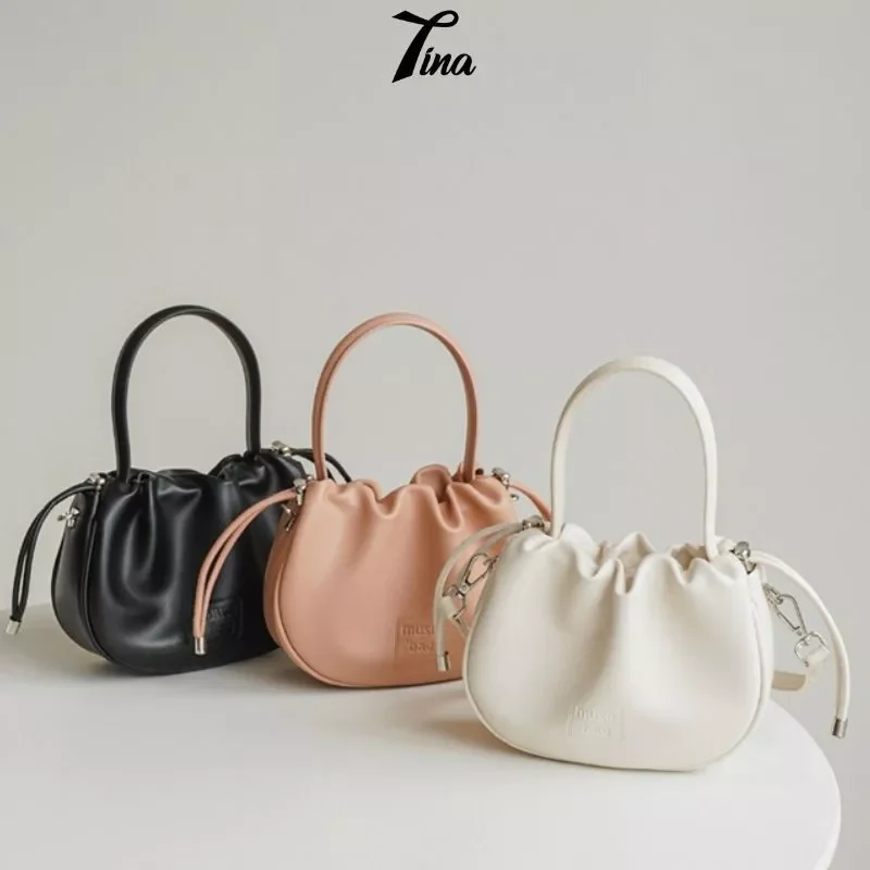 Túi nữ Muse dáng rút bucket cổ điển cá tính TX107