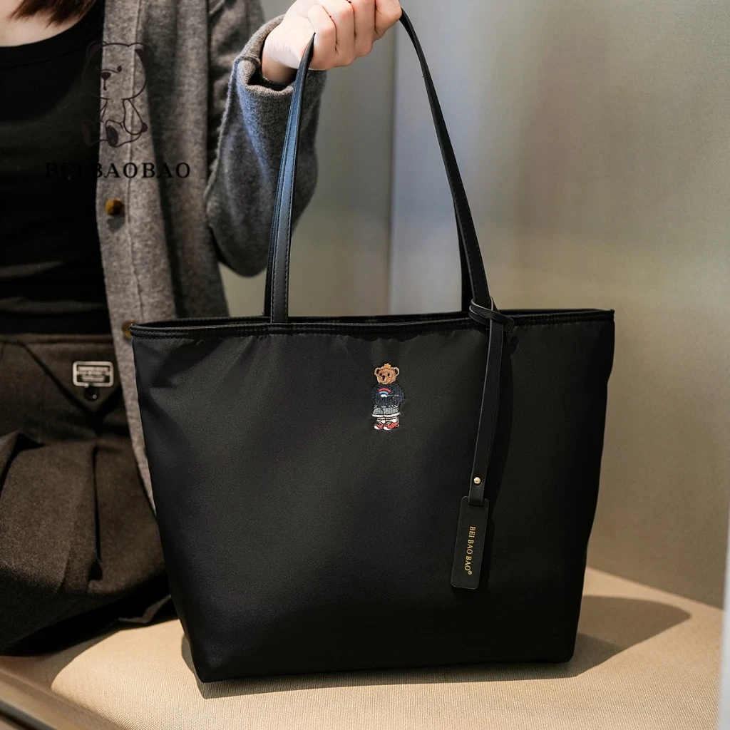 Túi tote Bigsize hoạ tiết gấu vừa laptop TX102 TinaShop