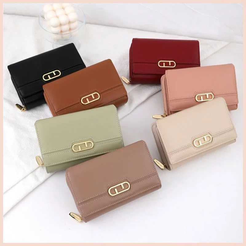 Ví ngắn nữ TAILIAN chính hãng dáng gập nhiều ngăn đựng thẻ tiền Hàn Quốc W228 TinaShop