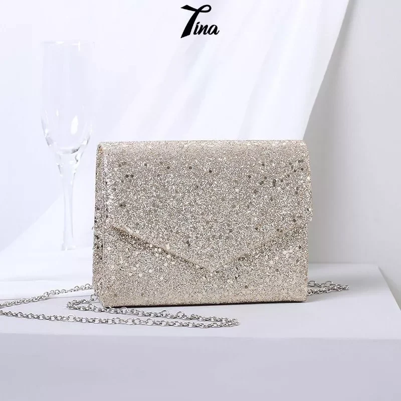 Túi đi tiệc cầm tay dáng phong thư sang trọng TX073