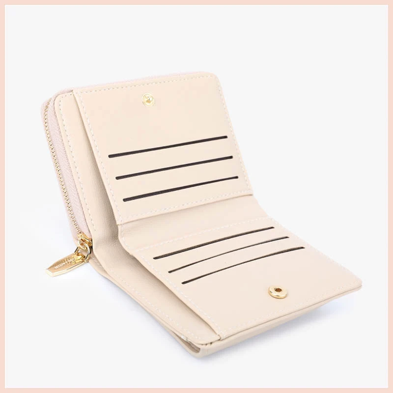 Ví nữ mini FFY nhỏ gọn nhiều ngăn nhiều màu dễ thương đựng tiền thẻ card giá rẻ học sinh sinh viên W207