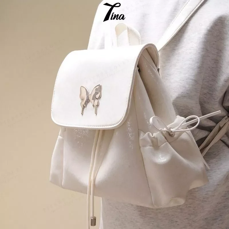 Ba lô nữ FFY Bufferly dáng rút cá tính TX087