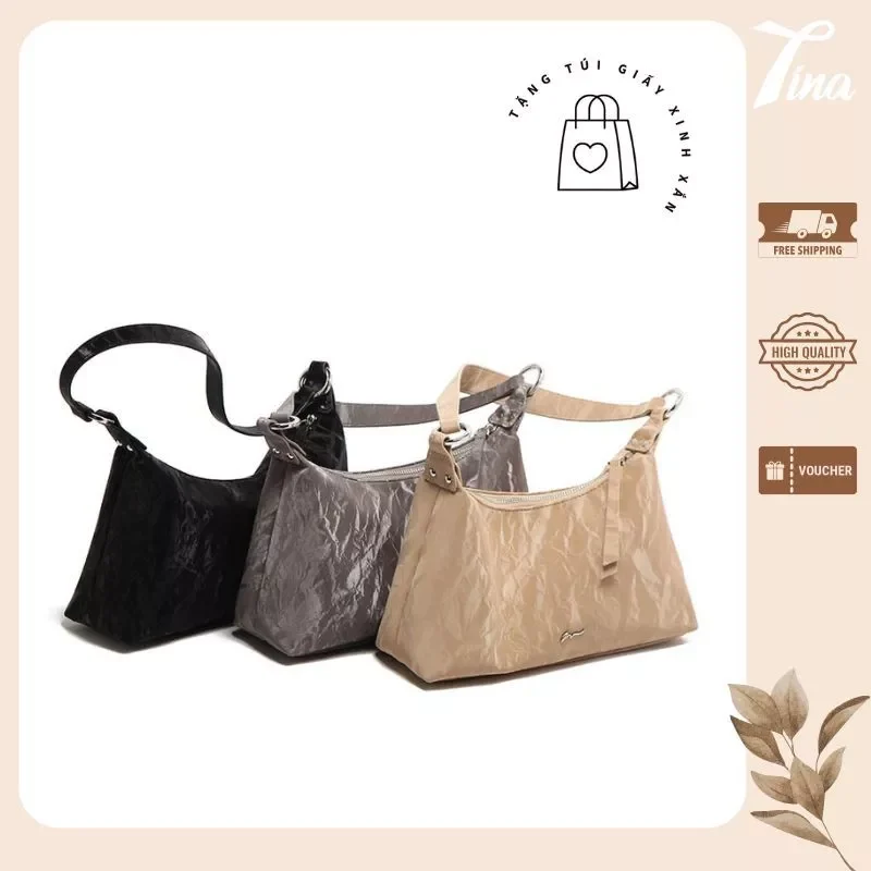 Túi nữ MICOCAH Galax da nhung đeo vai thanh lịch công sở đeo chéo M541 Tina Shop