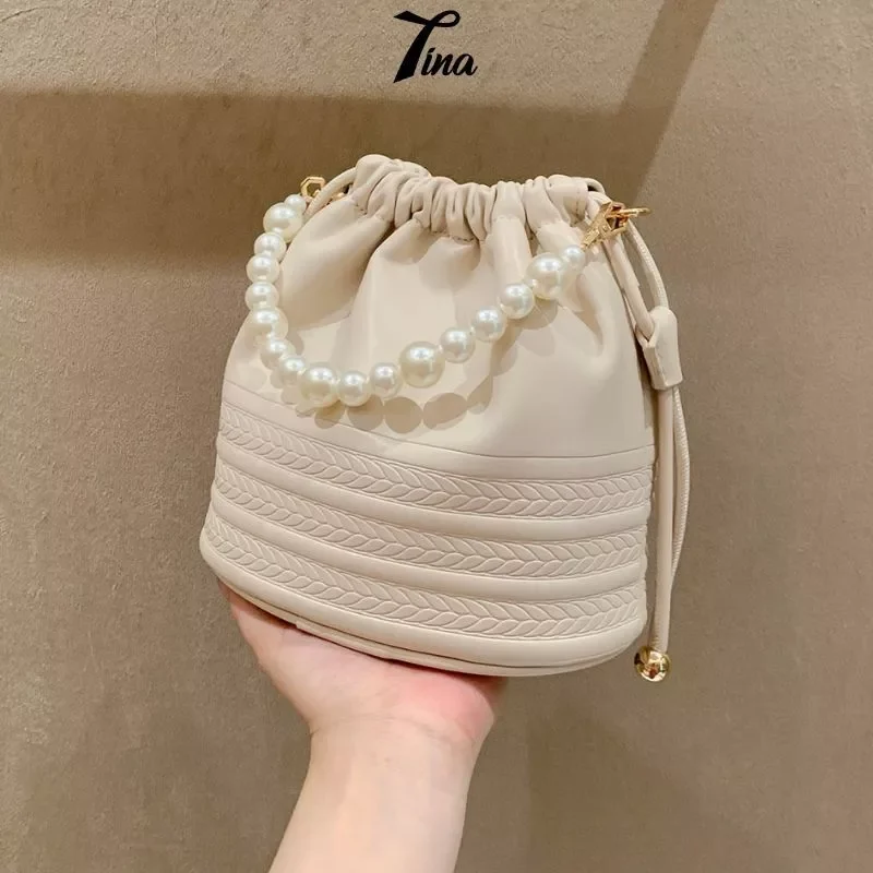Túi nữ rút MICOCAH chính hãng dáng bucket dây rút dễ thương sang trọng M531