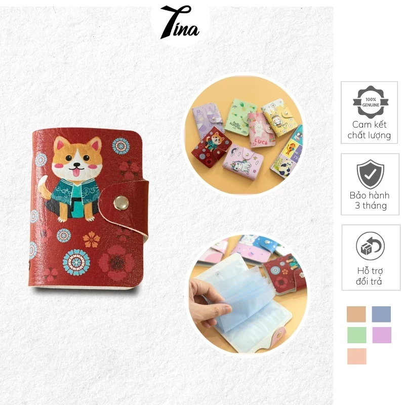 Ví đựng 12 thẻ atm thông minh nữ mini card PK411