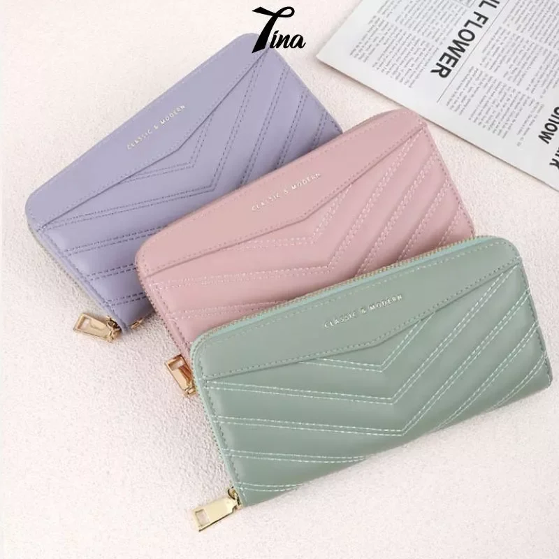 Ví nữ TAILIAN dáng dài khoá kéo sang trọng cầm tay thanh lịch W236