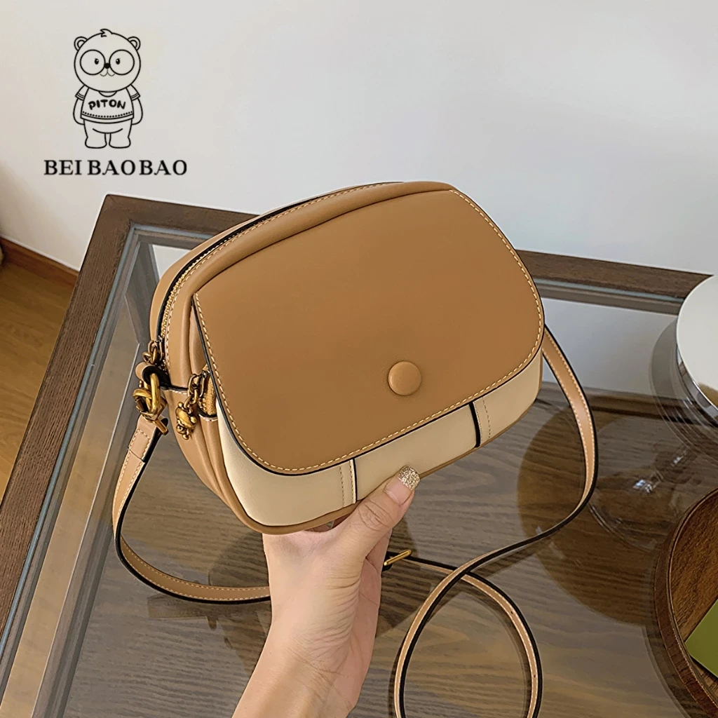 Túi nữ BEIBAOBAO dáng tròn bầu dễ thương nhiều ngăn TX121