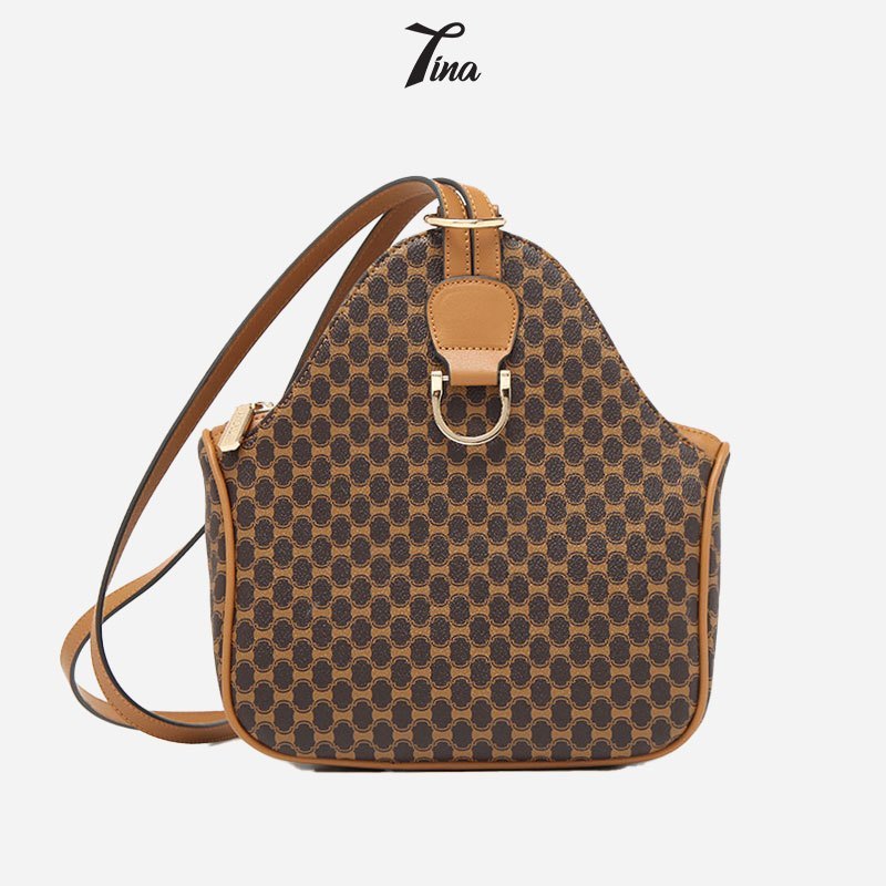 Ba lô nữ đi chơi mini MICOCAH đeo chéo vintage thời trang chính hãng đẹp công sở Tina Shop EL005
