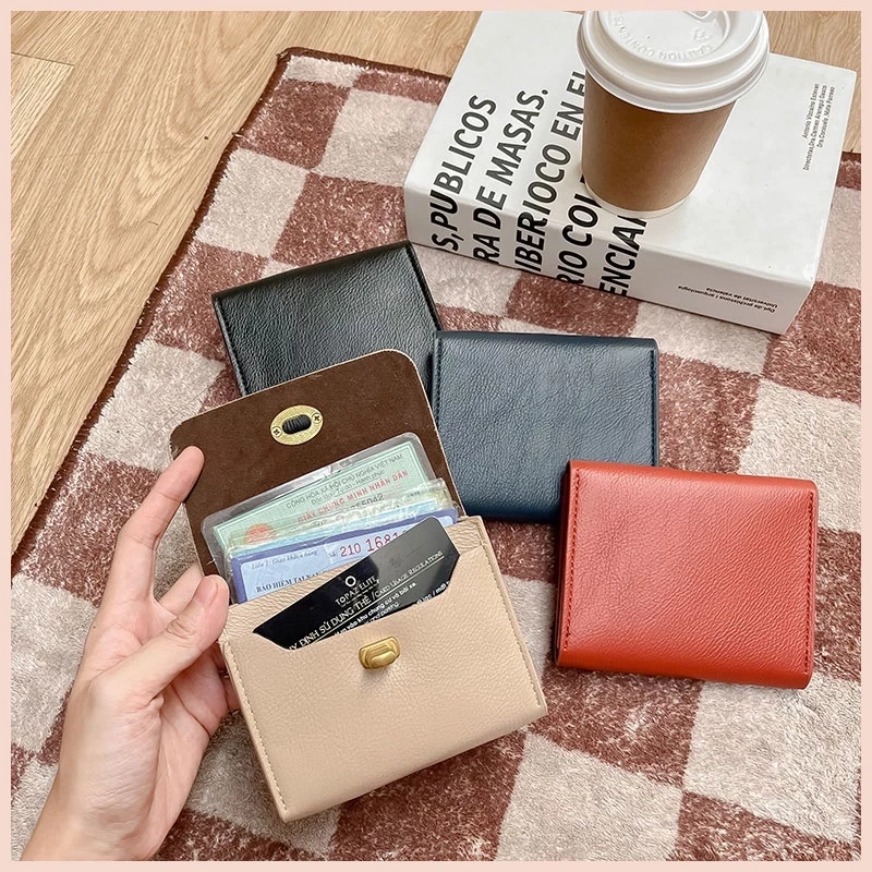 Ví nữ mini đựng thẻ tiền màu thanh lịch Tina Shop W192