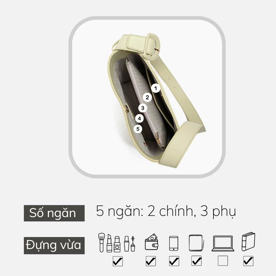 Túi xách nữ Micocah đẹp da trơn dáng tote đi làm công sở cao cấp vừa laptop TinaShop M522 FSH707