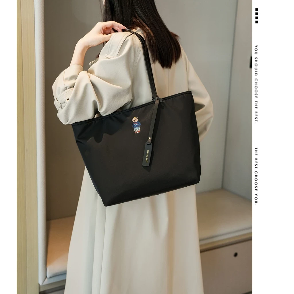 Túi tote Bigsize hoạ tiết gấu vừa laptop TX102 TinaShop