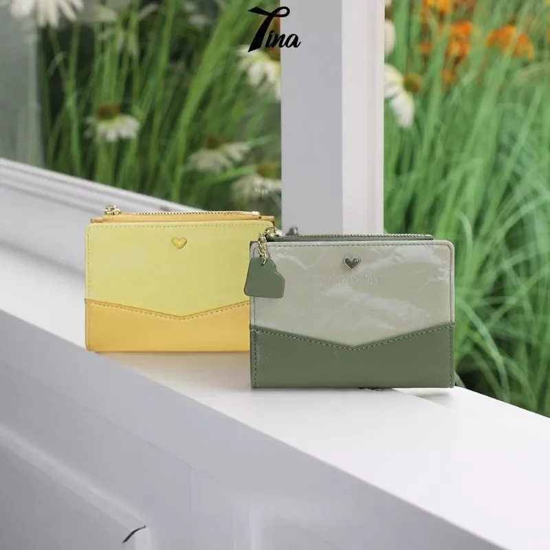 Ví nữ nhỏ Forever Young two tone dễ thương ngọt ngào W239