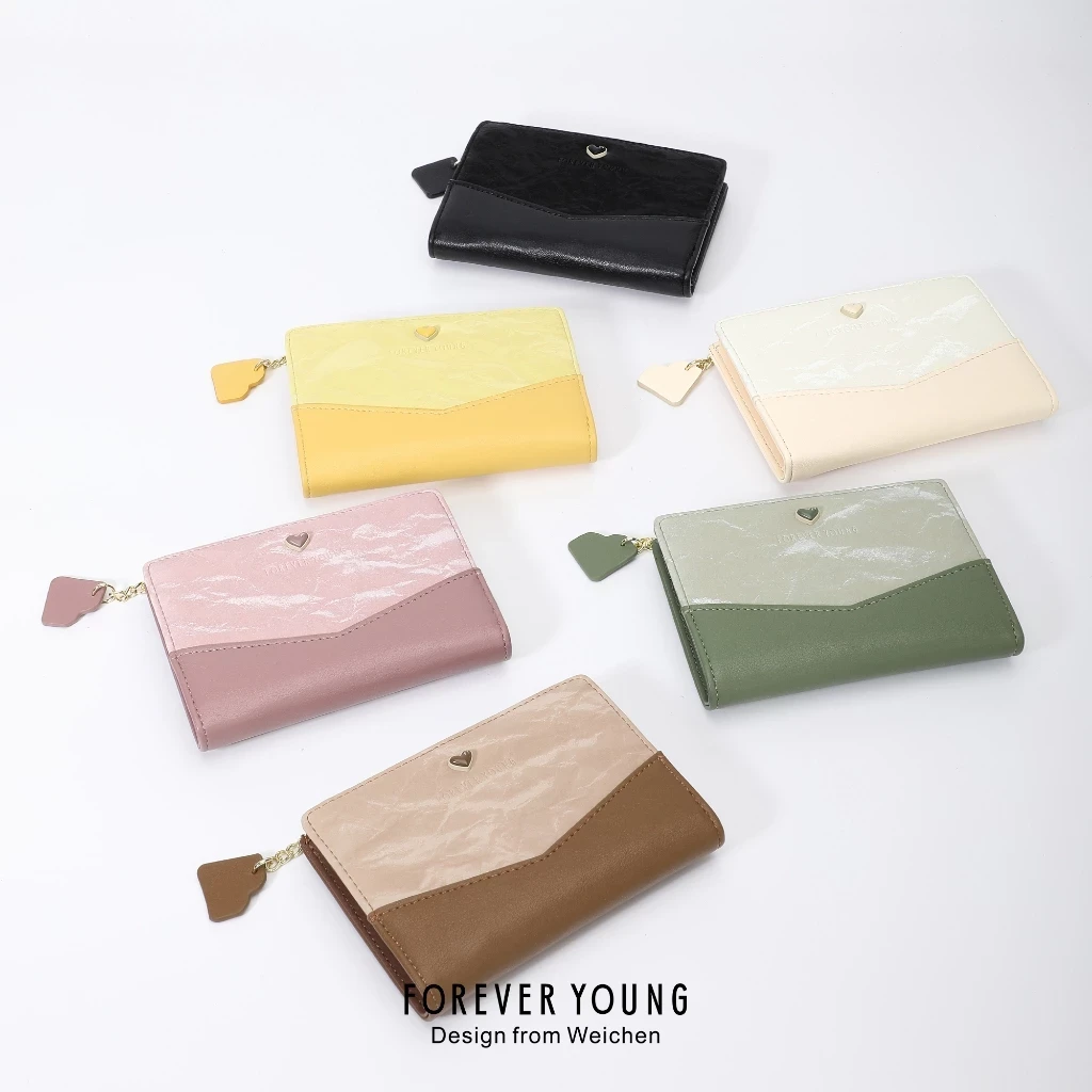 Ví nữ nhỏ Forever Young two tone dễ thương ngọt ngào W239
