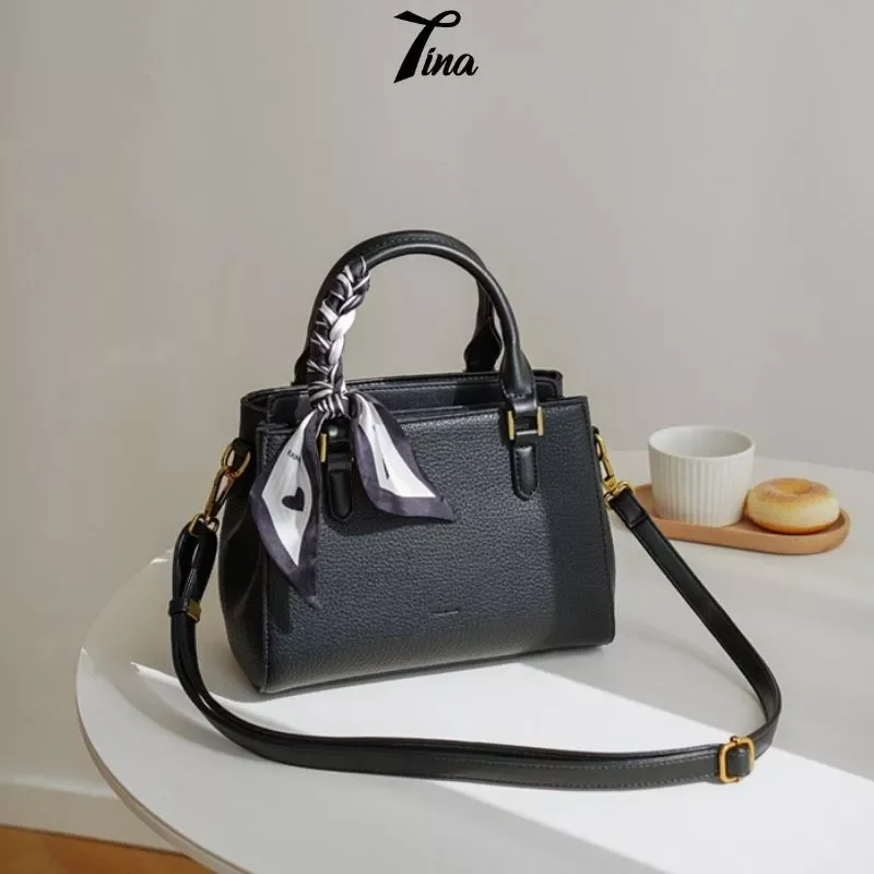 Túi xách nữ Kimi kèm khăn sang trọng phong cách Hàn Quốc TX128
