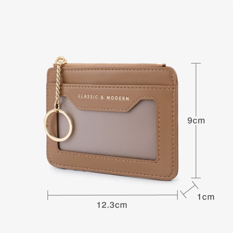 Ví nữ TAILIAN đựng thẻ card kèm móc khoá nhiều màu pastel W251