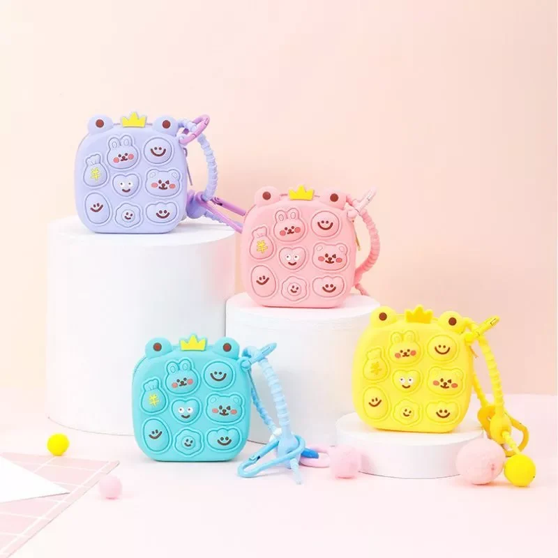 Móc khoá hình dễ thương kiểu ví đựng tiền lẻ,tai nghe,hình dễ thương (PK433)