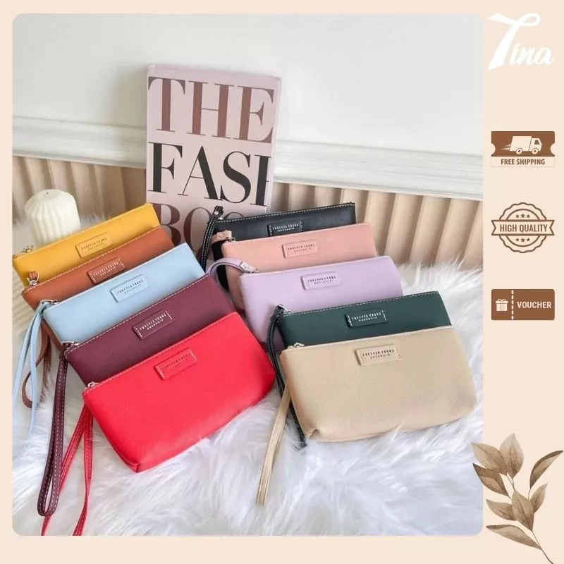 Ví nữ nhỏ PFY cầm tay đựng điện thoại thẻ tiện dụng W244