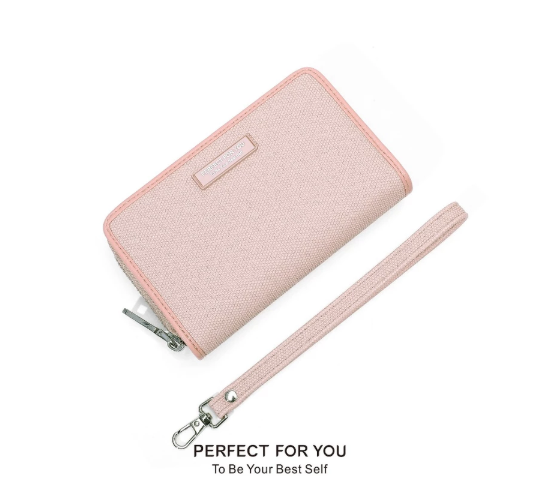 Ví nữ PFY Casual khoá kéo basic nhiều màu W256