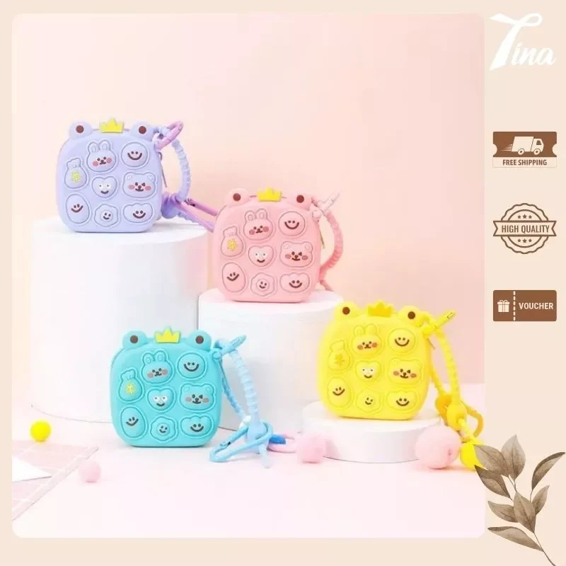 Móc khoá hình dễ thương kiểu ví đựng tiền lẻ,tai nghe,hình dễ thương (PK433)