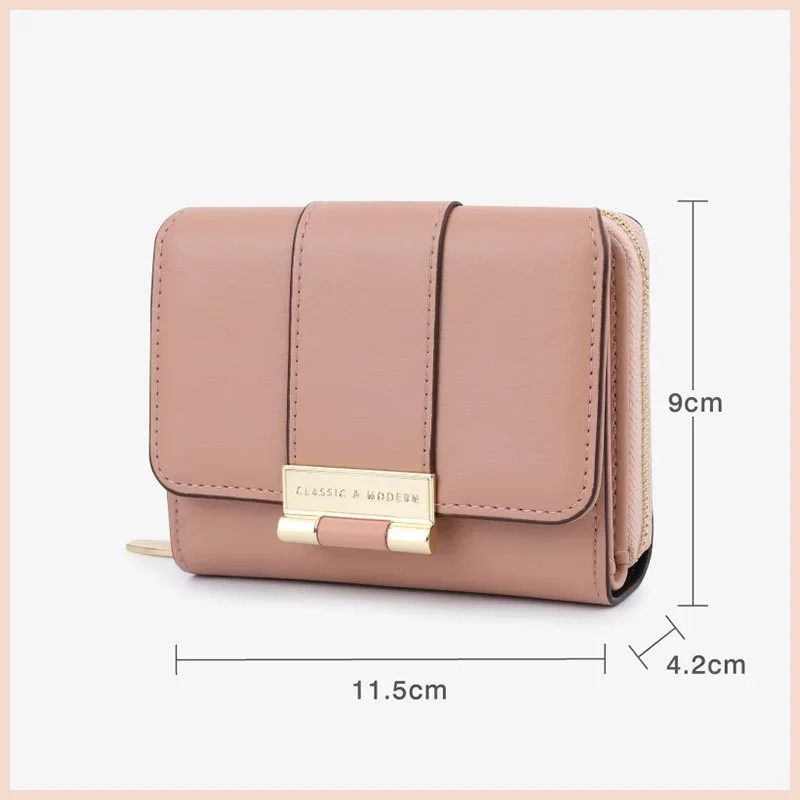 Ví ngắn nữ TAILIAN dạng gập nhiều ngăn sang trọng W226