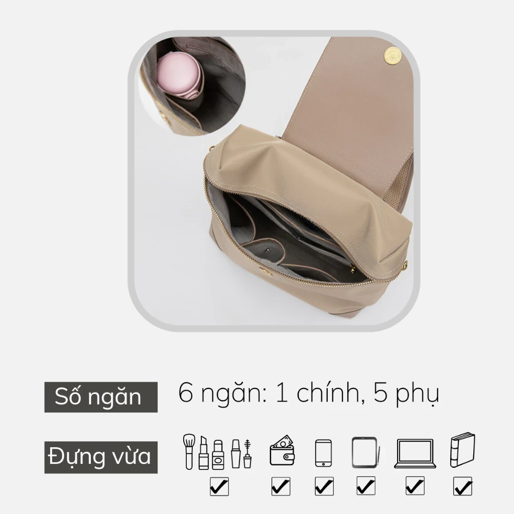 Ba lô OXFORD vừa laptop cao cấp phong cách công sở thiết kế Châu Âu OF085 OF086