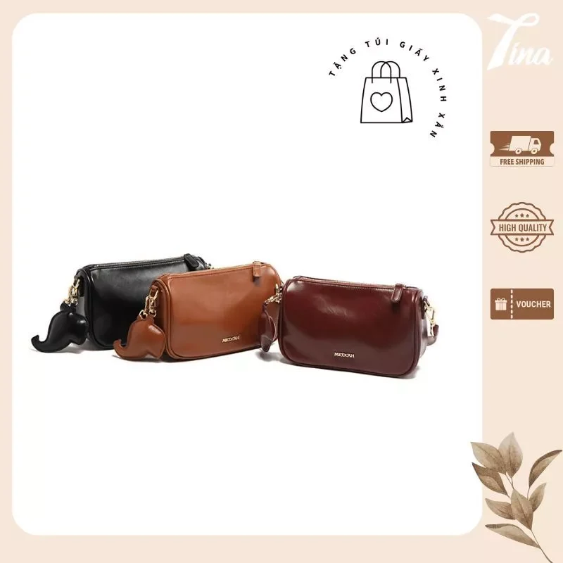 Túi xách nữ MICOCAH Impression basic kèm charm túi phong cách Hàn Quốc M559 NSH745