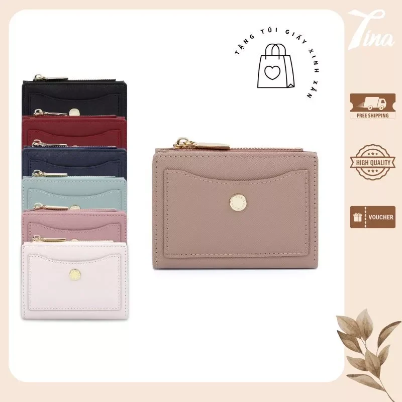 Ví nữ TAILIAN Clara mini nhỏ gọn đựng tiền thẻ W276