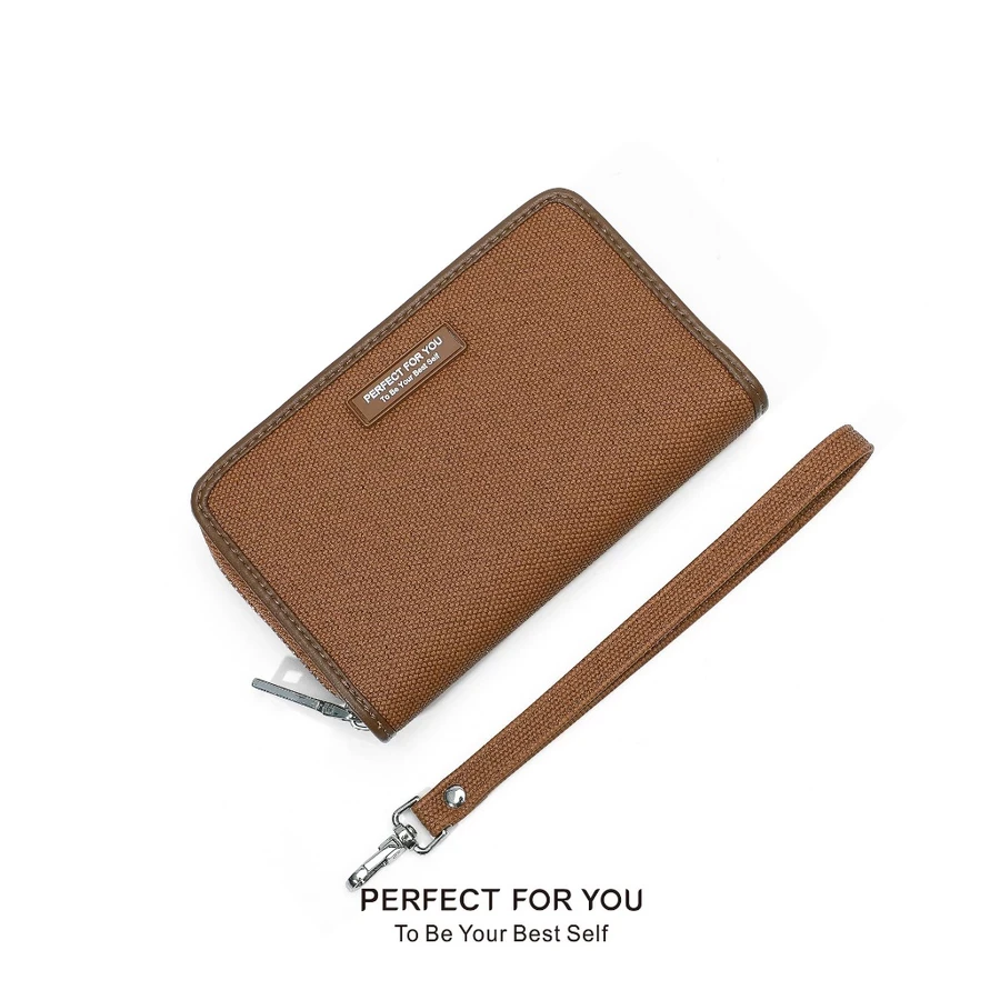 Ví nữ PFY Casual khoá kéo basic nhiều màu W256