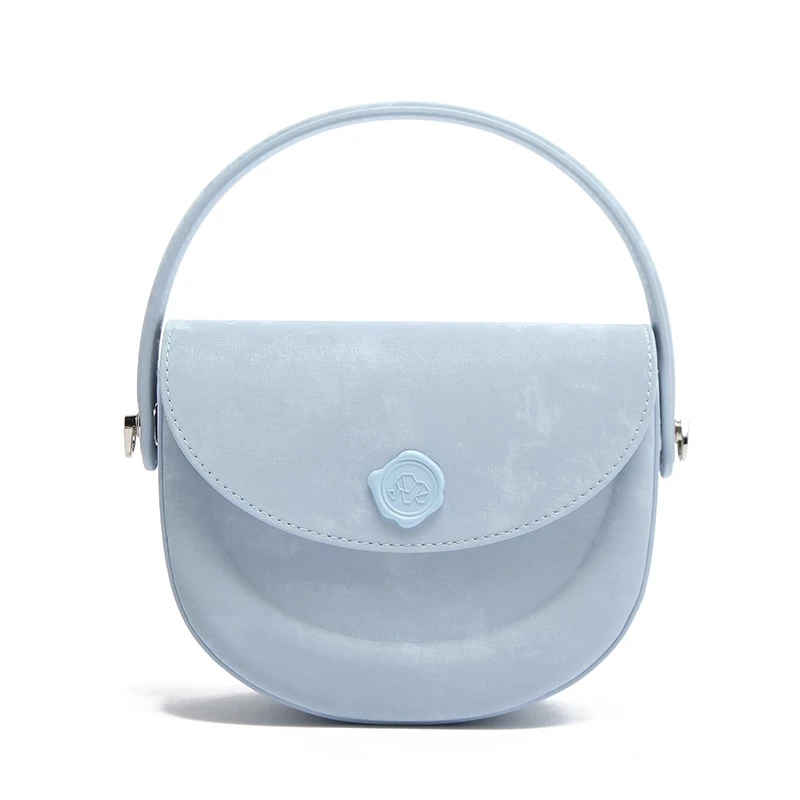 Túi xách nhỏ MICOCAH Half Moon dáng bán nguyệt da nhung M577 Tina Shop