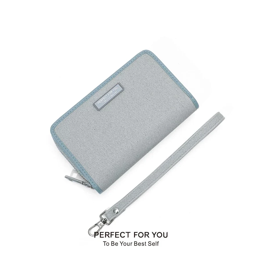 Ví nữ PFY Casual khoá kéo basic nhiều màu W256