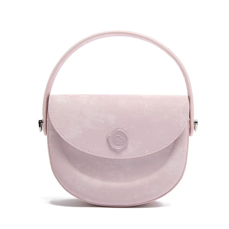 Túi xách nhỏ MICOCAH Half Moon dáng bán nguyệt da nhung M577 Tina Shop