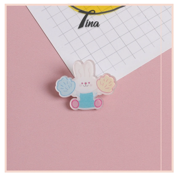 Sticker gim balo cài balo nhiều hình dễ thương rẻ nhất Tina Shop PIN03