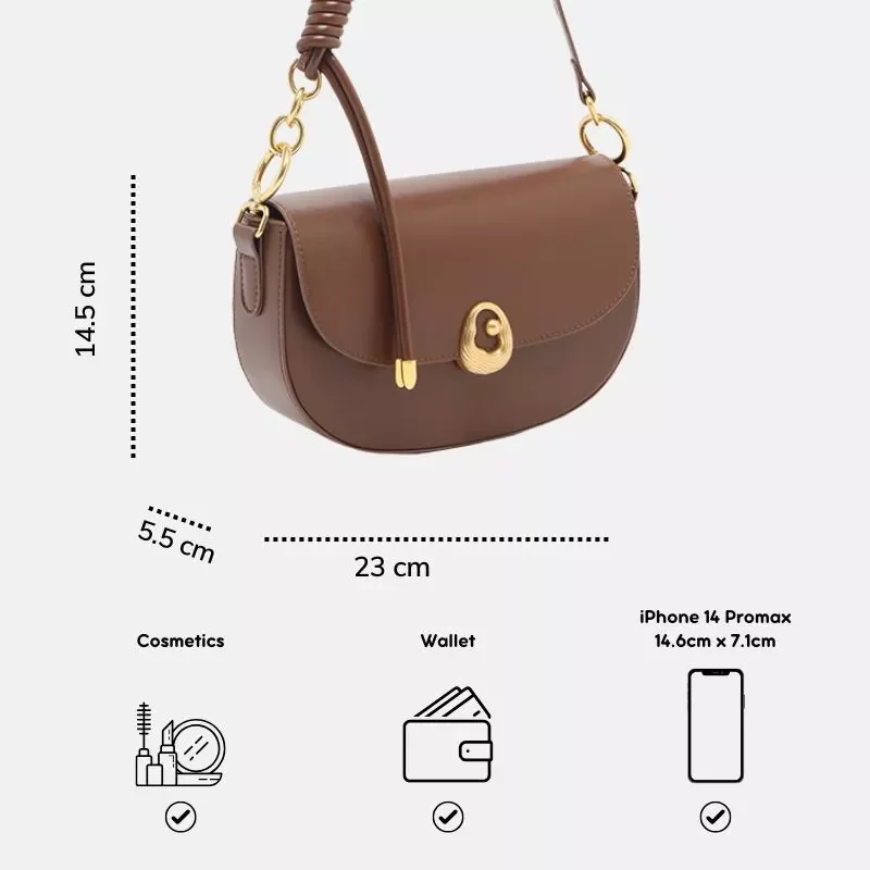 Túi nữ MICOCAH Charis cổ điển đeo vai đeo chéo M613