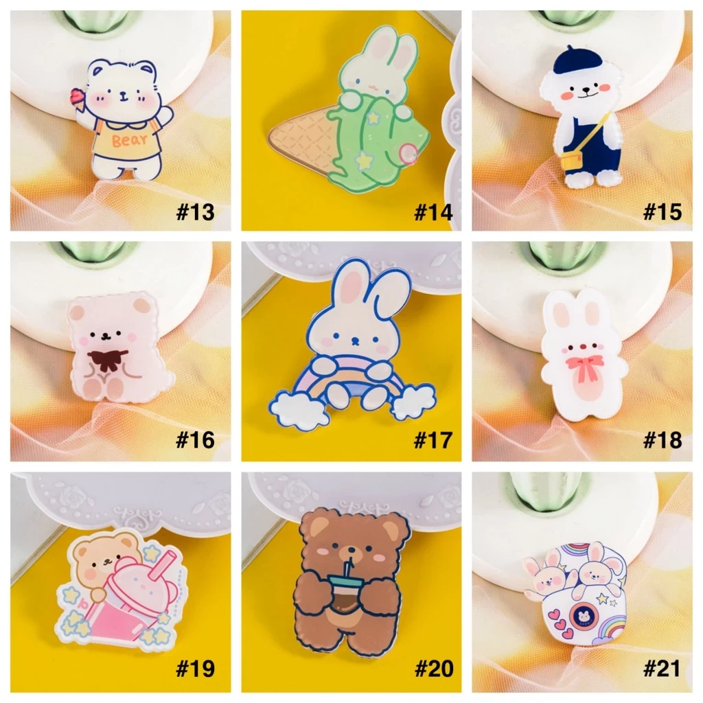 Sticker gim balo cài balo nhiều hình dễ thương rẻ nhất Tina Shop PIN03