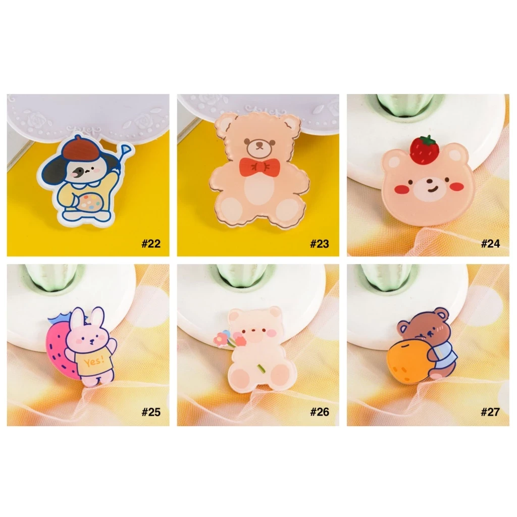 Sticker gim balo cài balo nhiều hình dễ thương rẻ nhất Tina Shop PIN03
