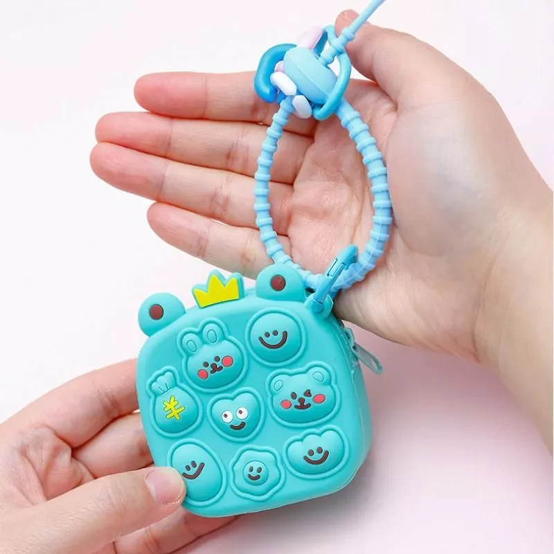 Móc khoá hình dễ thương kiểu ví đựng tiền lẻ,tai nghe,hình dễ thương (PK433)