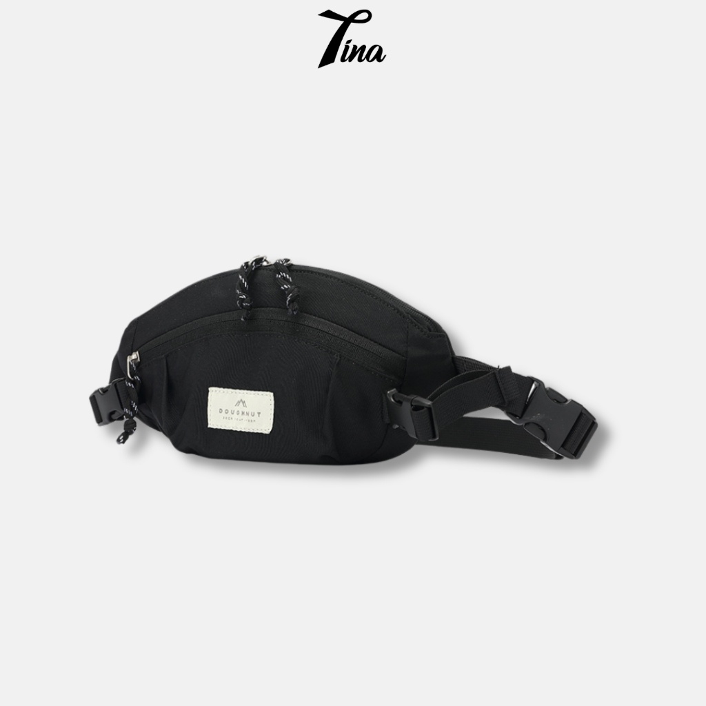 Túi bao tử DOUGHNUT unisex canvas nhiều ngăn tiện lợi cá tính TX070